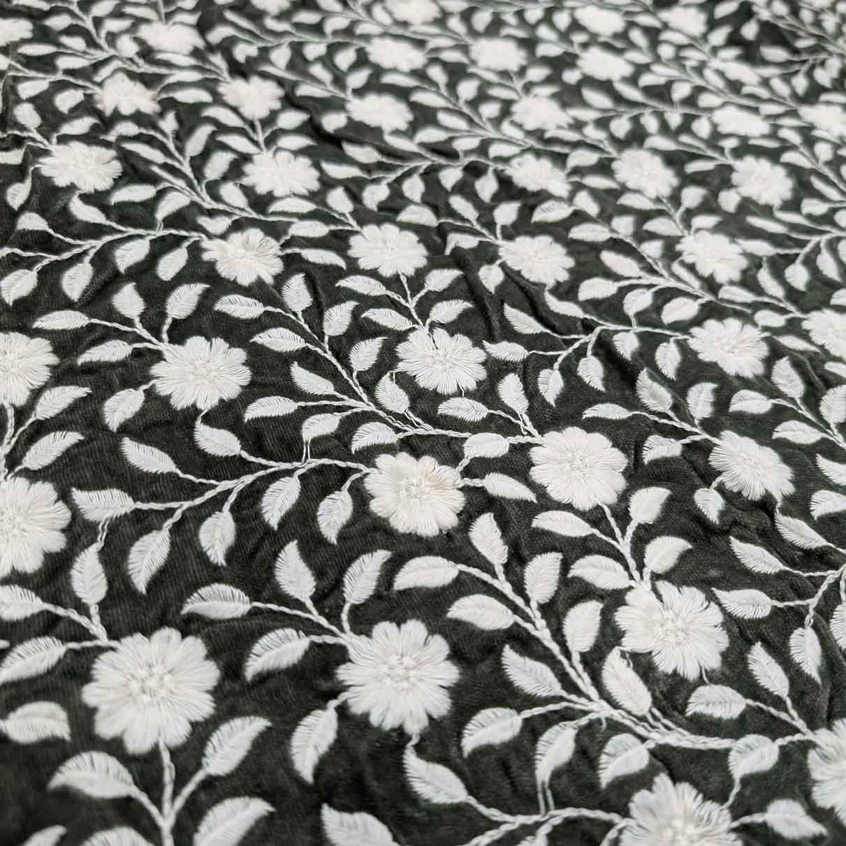 پارچه مخمل سوزندوزی هندی رنگ 190-4 