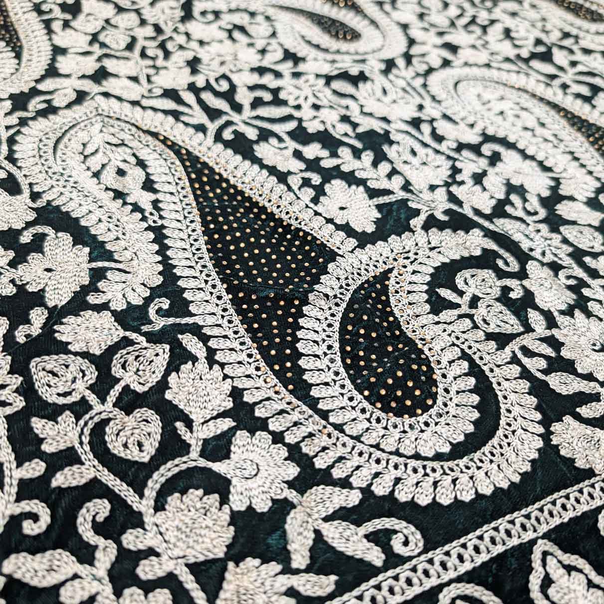 پارچه مخمل سوزندوزی هندی رنگ 209-1 