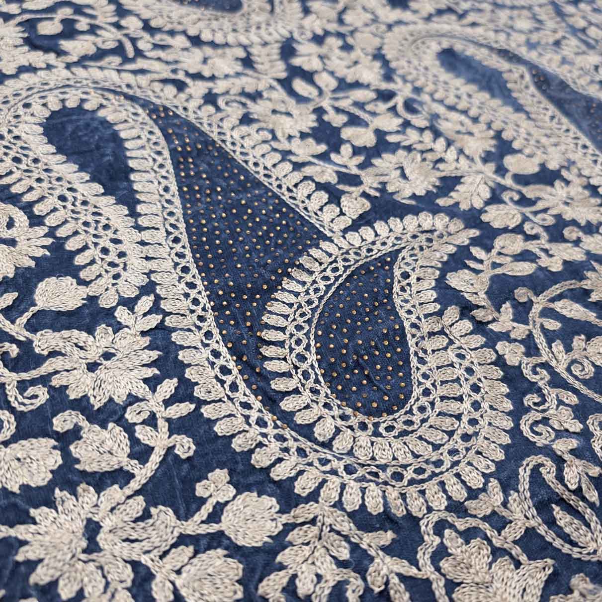 پارچه مخمل سوزندوزی هندی رنگ 209-2 