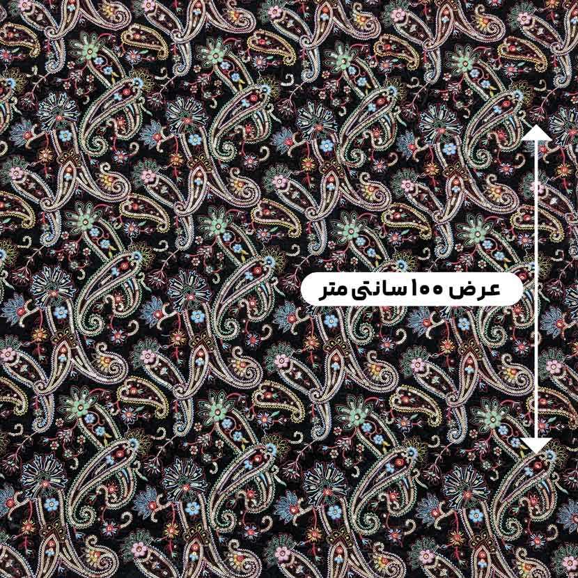 پارچه مخمل سوزندوزی هندی رنگ 212-1 