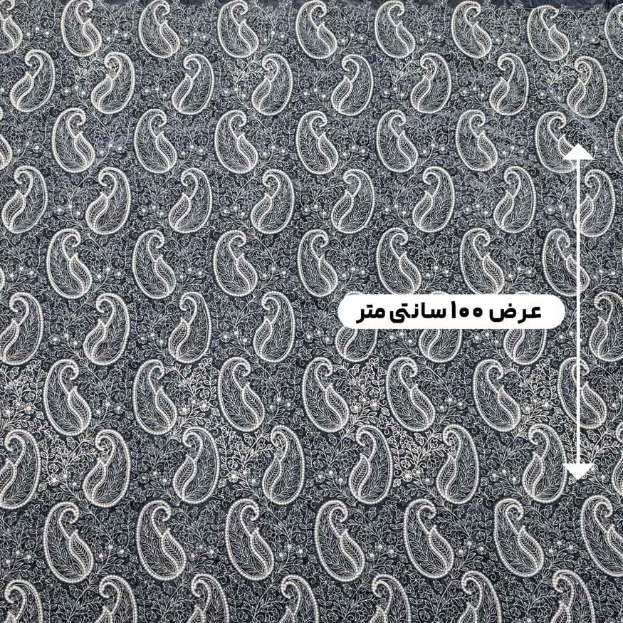 پارچه مخمل سوزندوزی هندی رنگ 217-2 