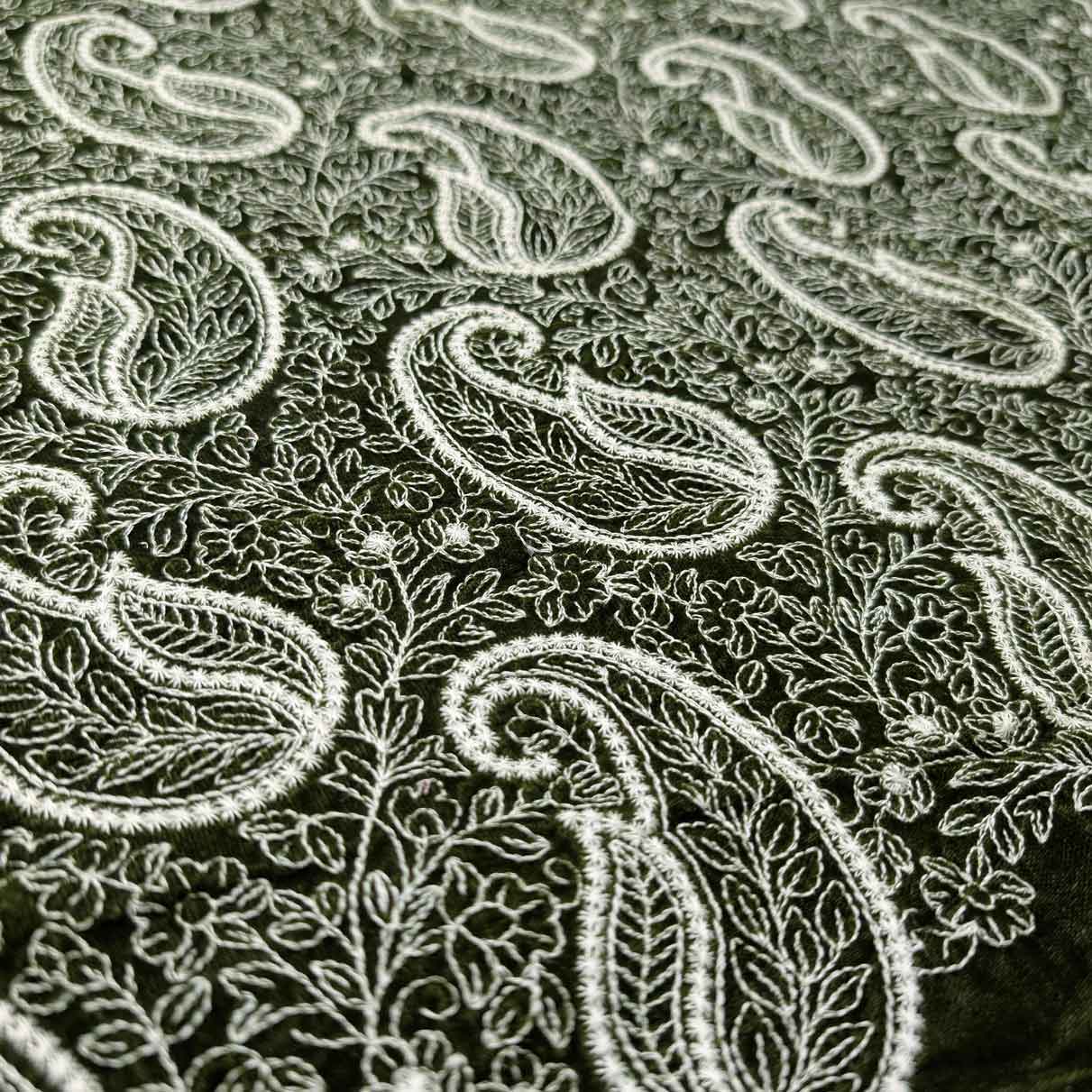 پارچه مخمل سوزندوزی هندی رنگ 217-3 