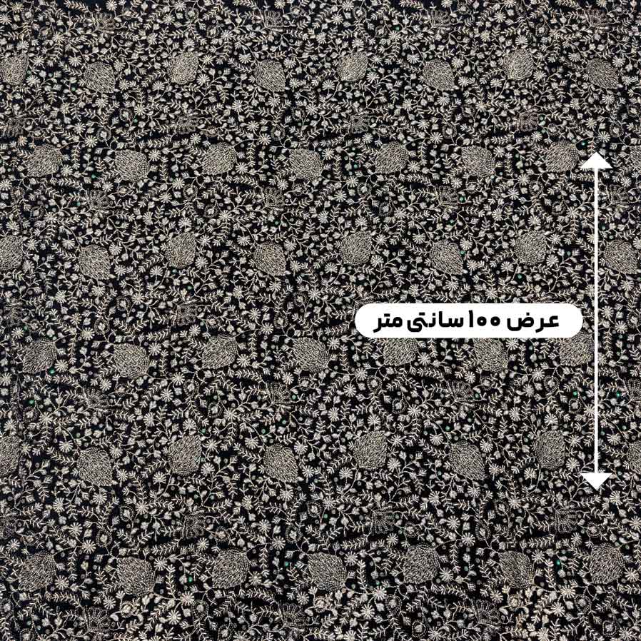 پارچه مخمل سوزندوزی هندی رنگ 221-1 