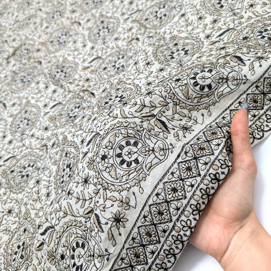 پارچه لینن سوزن دوزی هندی 156 رنگ 156 