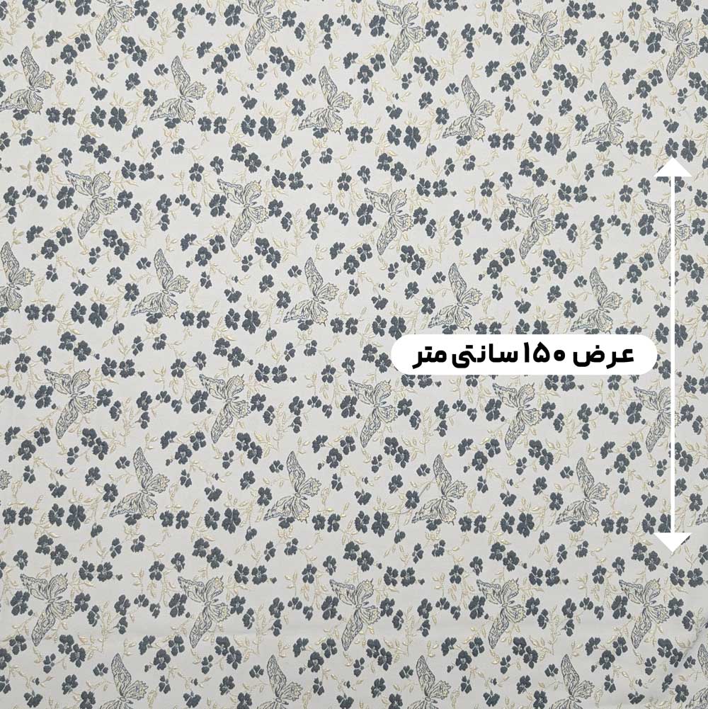 پارچه ژاکارد پنبه لمه 2032 رنگ 102-17 