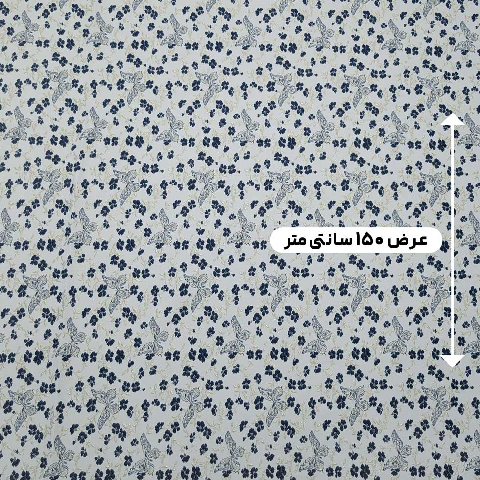 پارچه ژاکارد پنبه لمه 2032 رنگ 102-30 