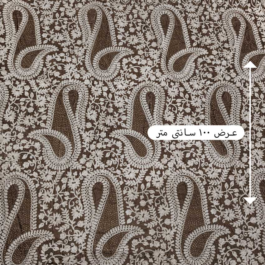 پارچه مخمل سوزندوزی هندی رنگ 209-7 