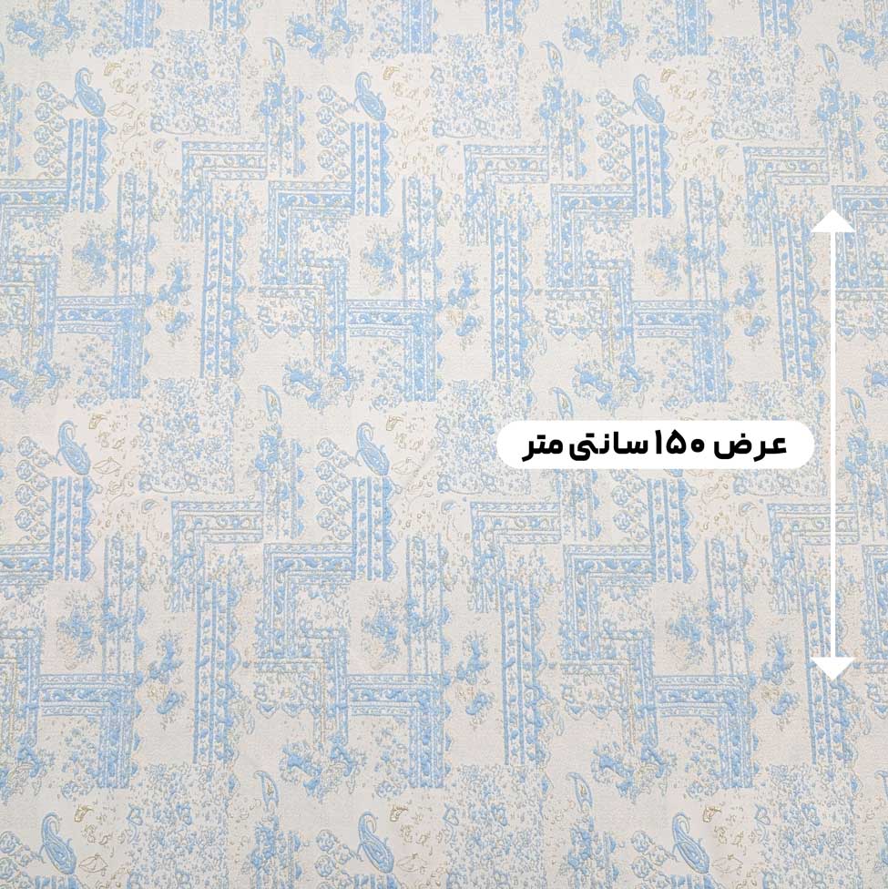 پارچه ژاکارد پنبه لمه 2036 رنگ 102-59 