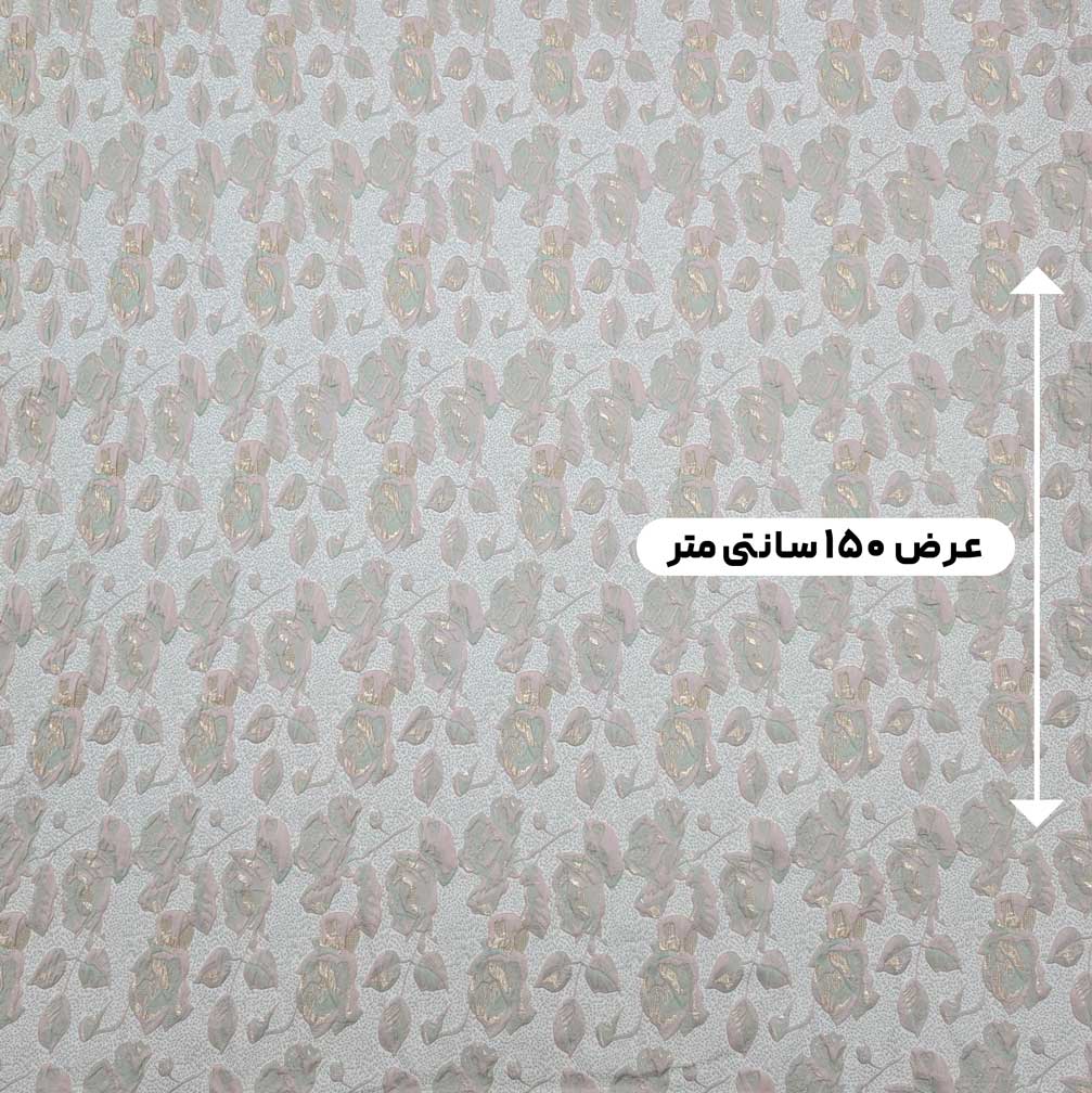 پارچه ژاکارد پنبه لمه 2041 رنگ 102-4-6 