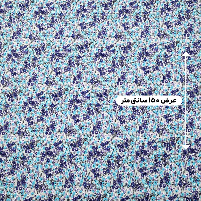 پارچه نخی گلدار رنگ 819 