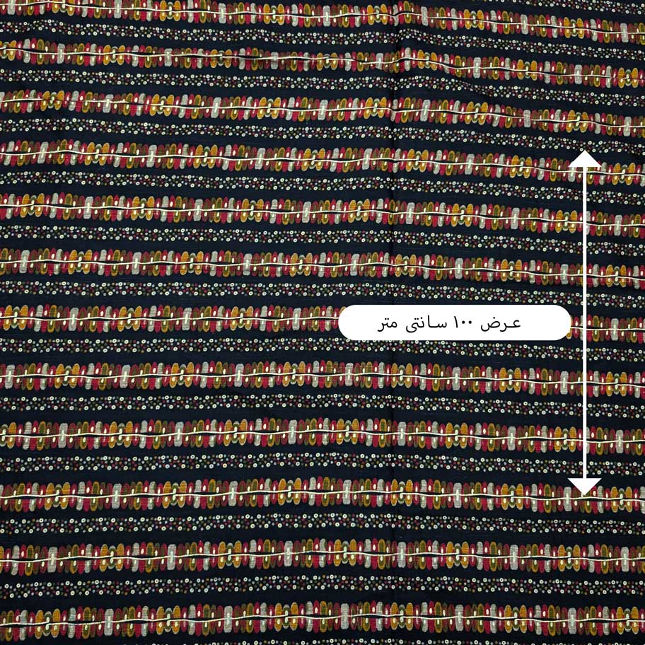 پارچه نخی باتیک هندی طرح 14 رنگ 4-2 