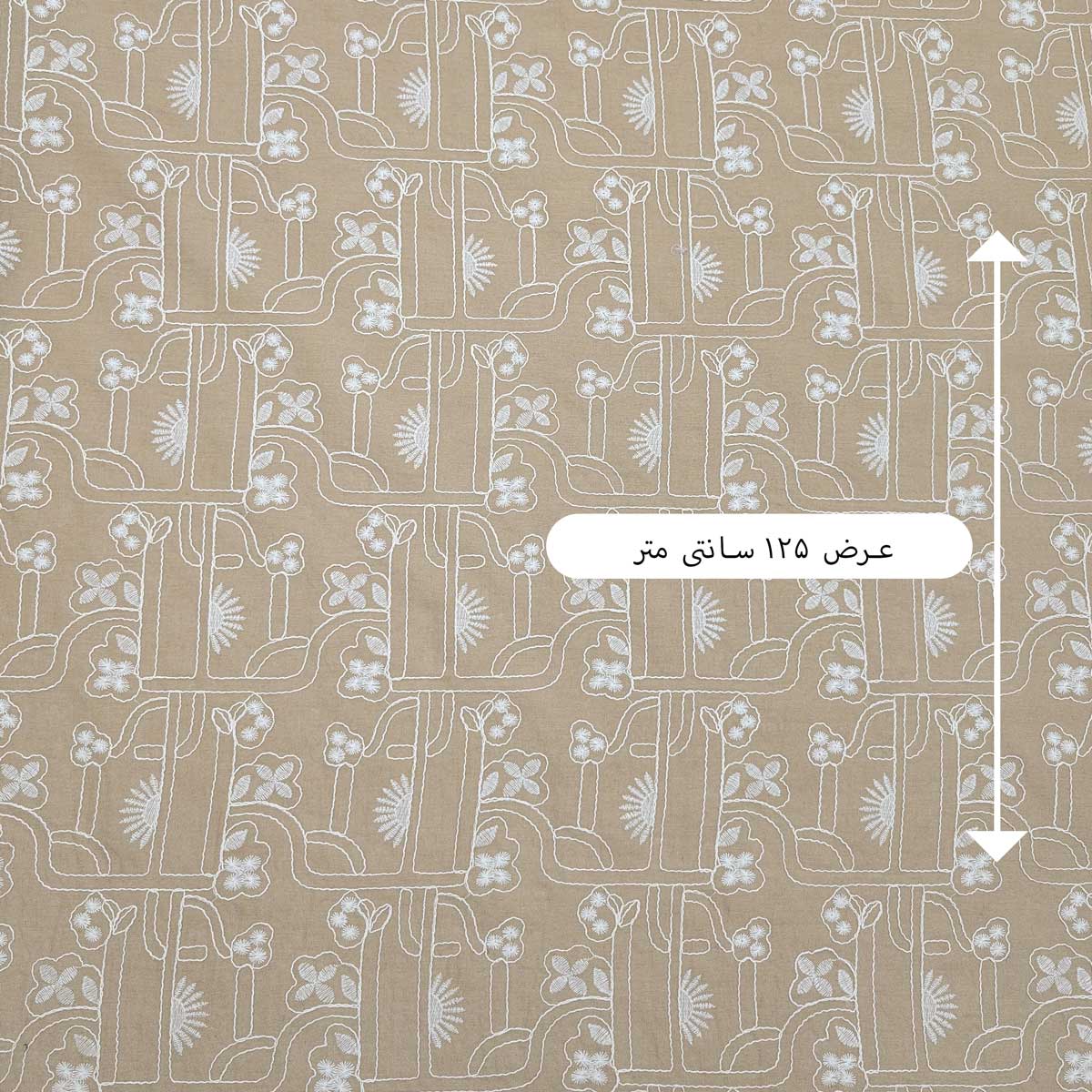 پارچه لینن قیطون دوزی 12 رنگ 12-1 