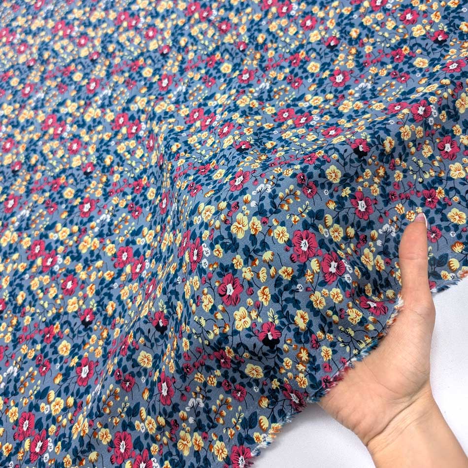 پارچه نخی گلدار رنگ 847 