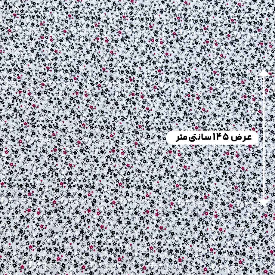 پارچه نخی گلدار رنگ 853 