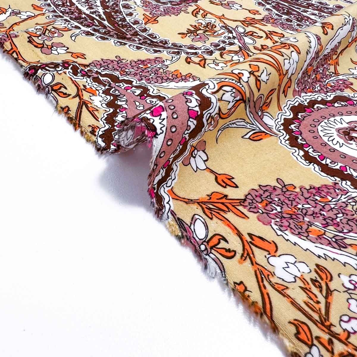 پارچه نخی گلدار رنگ 861 
