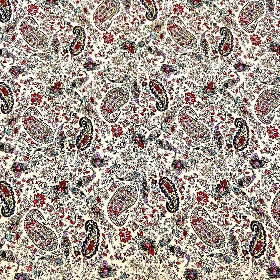پارچه نخی گلدار رنگ 582 