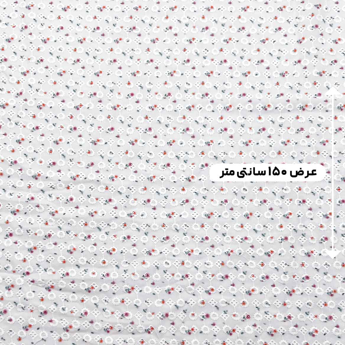 پارچه وال خامه دوزی پرینت رنگ 412 