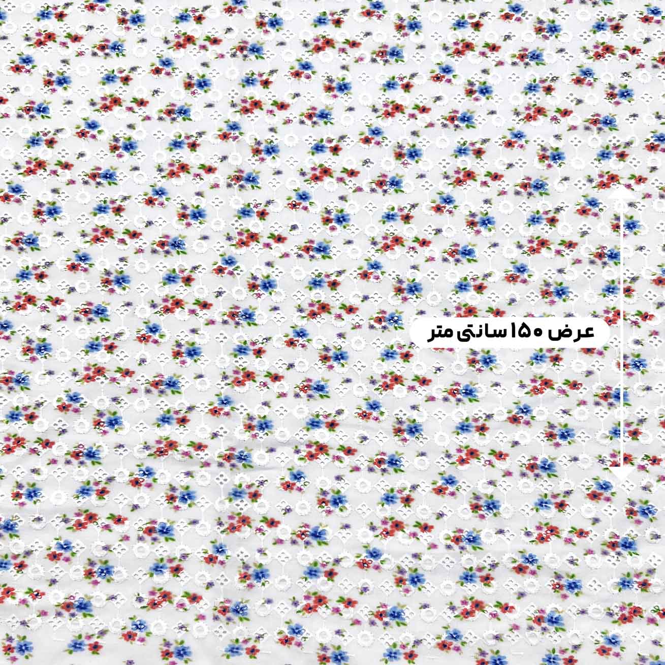 پارچه وال خامه دوزی پرینت رنگ 413 