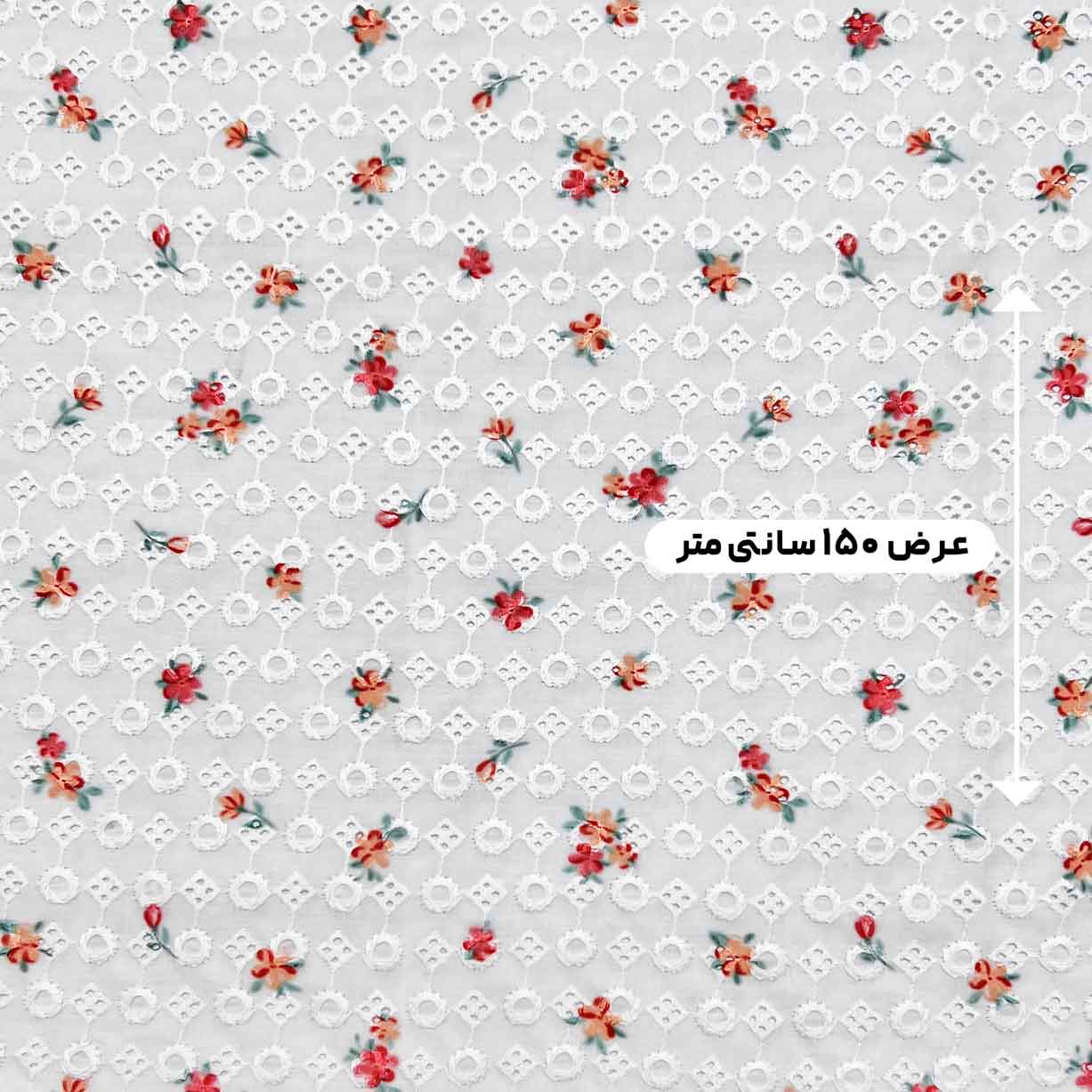 پارچه وال خامه دوزی پرینت رنگ 422 