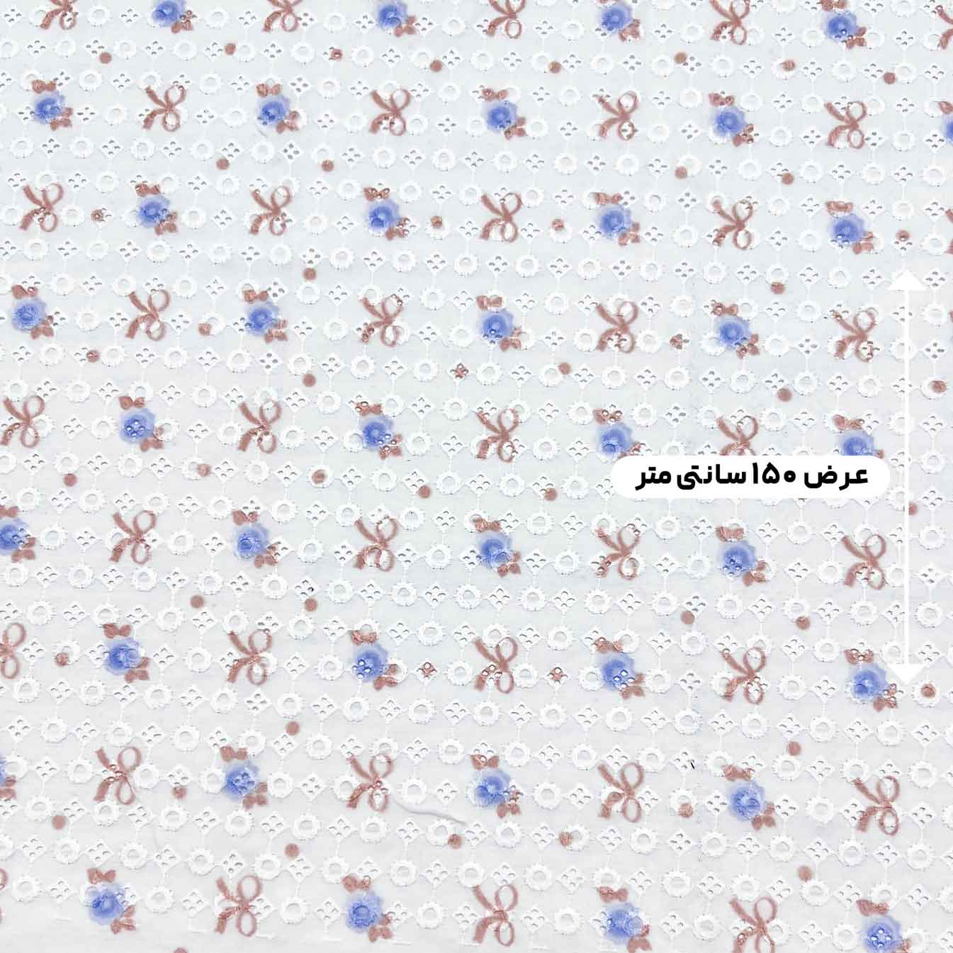 پارچه وال خامه دوزی پرینت رنگ 433 