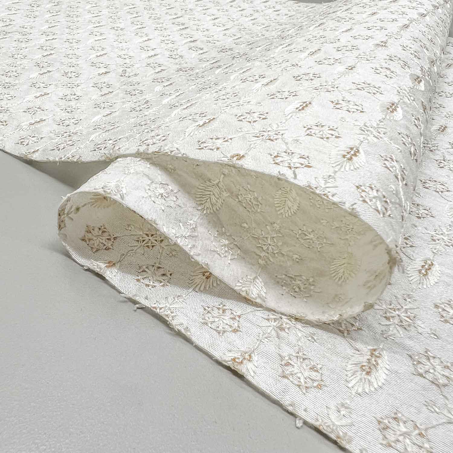 پارچه تافته سوزن دوزی هندی رنگ 247 