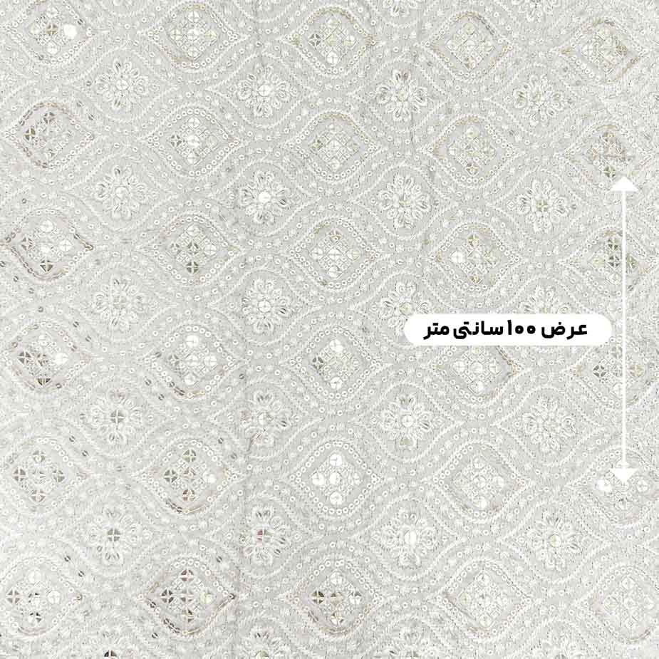 پارچه تافته سوزن دوزی هندی رنگ 251 