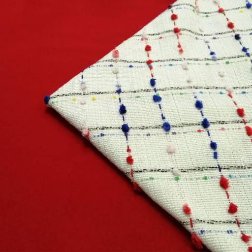 پارچه شنل بافت 47 رنگ شیری 