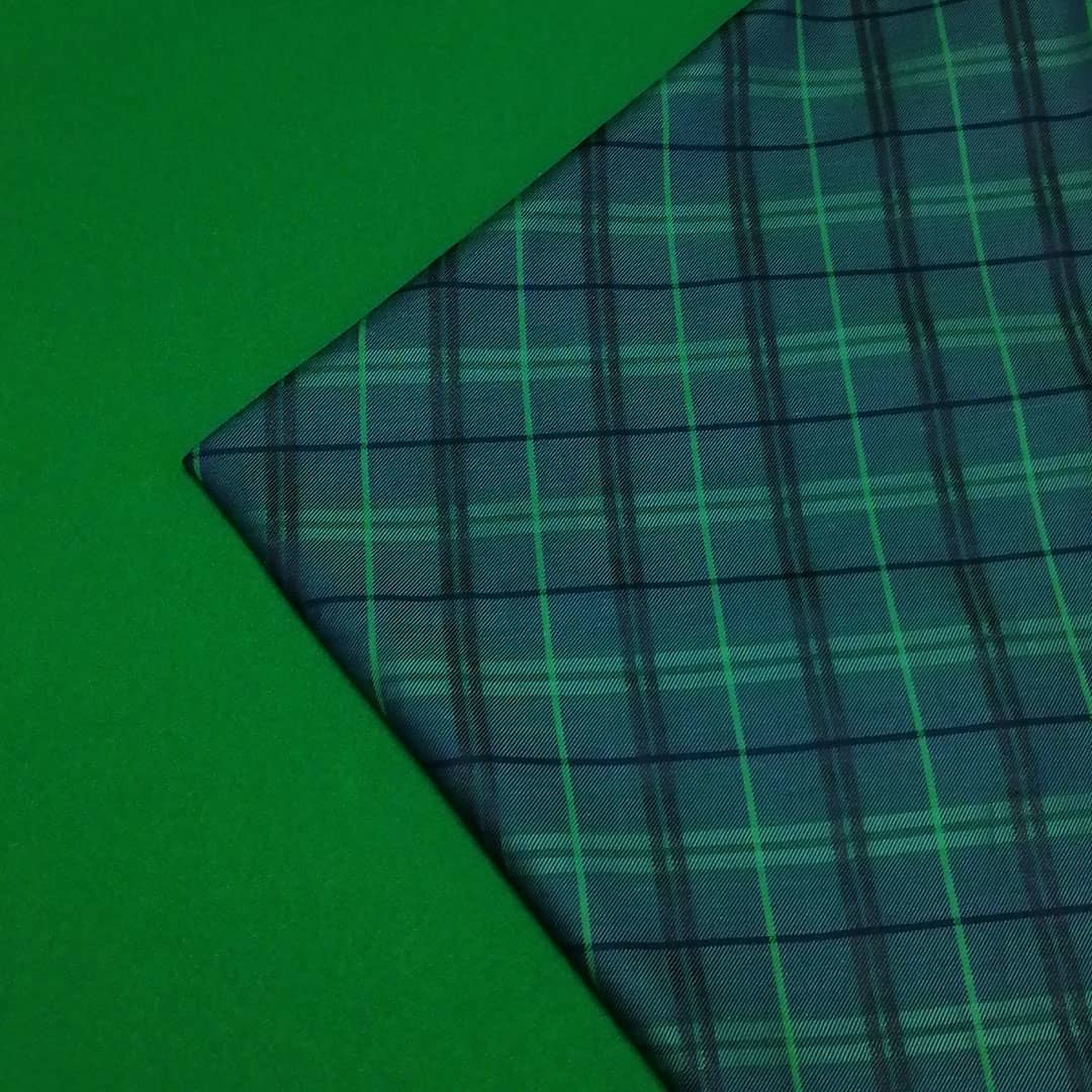 پارچه کتان سافت رنگ سبز 