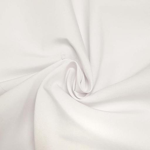 پارچه پوپلین ساده رنگ سفید 