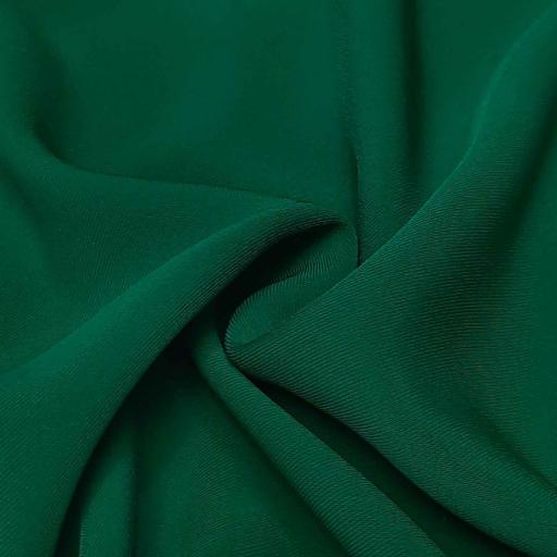 پارچه کرپ کش ساده رنگ سبز 