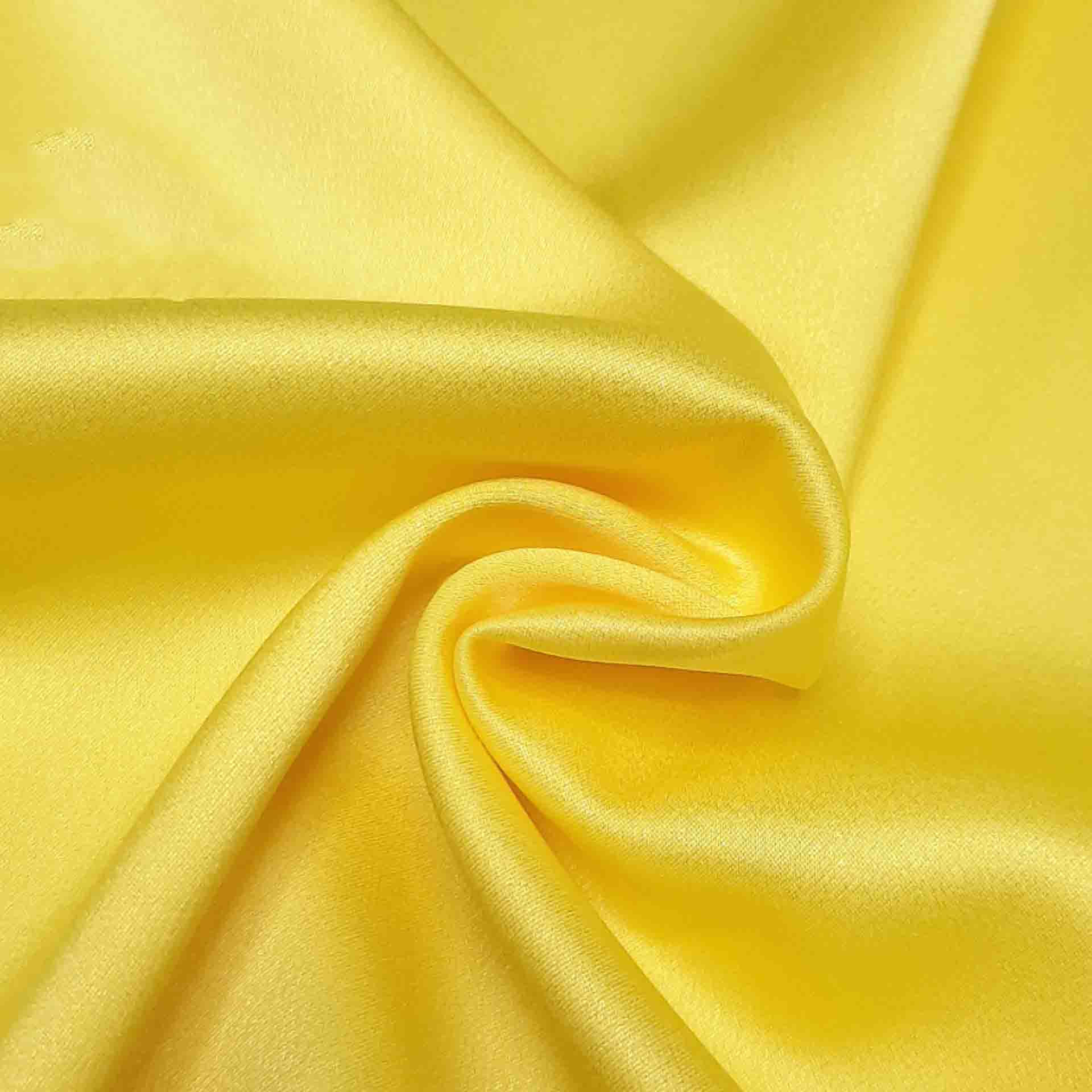 پارچه کرپ استات رنگ زرد 