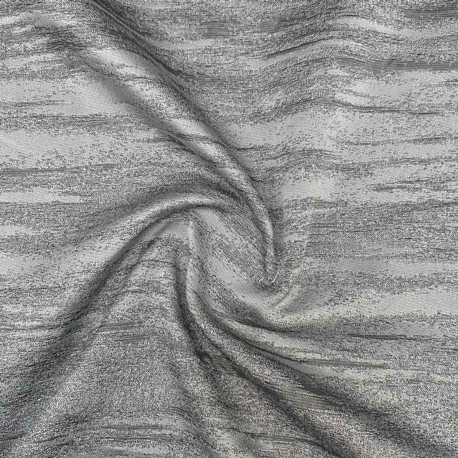 پارچه ژاکارد سیملی ابری رنگ طوسی 