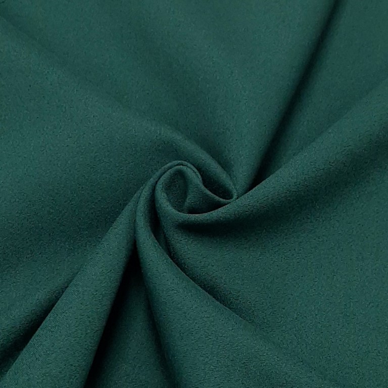 پارچه کتان کش ساده رنگ سبز کاخی 