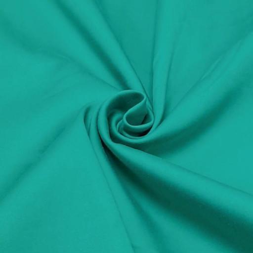 پارچه کتان کش کاغذی ساده رنگ تیفانی 