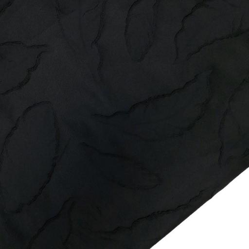 پارچه ژاکارد تافته سوری رنگ مشکی 