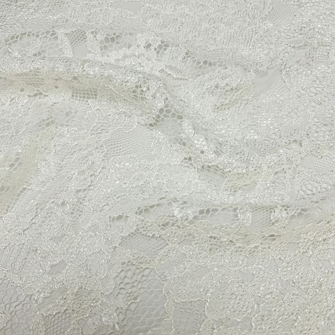 پارچه دانتل آرمیتا رنگ سفید 
