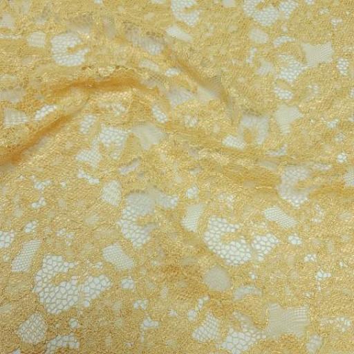 پارچه دانتل آرمیتا رنگ 14 طلایی 