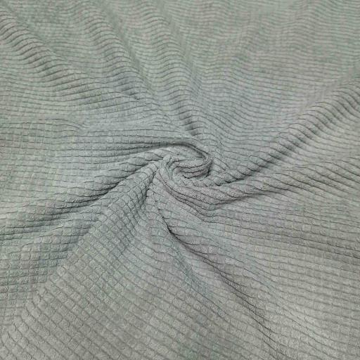 پارچه مخمل کبریتی چهارخونه رنگ نقره ای 