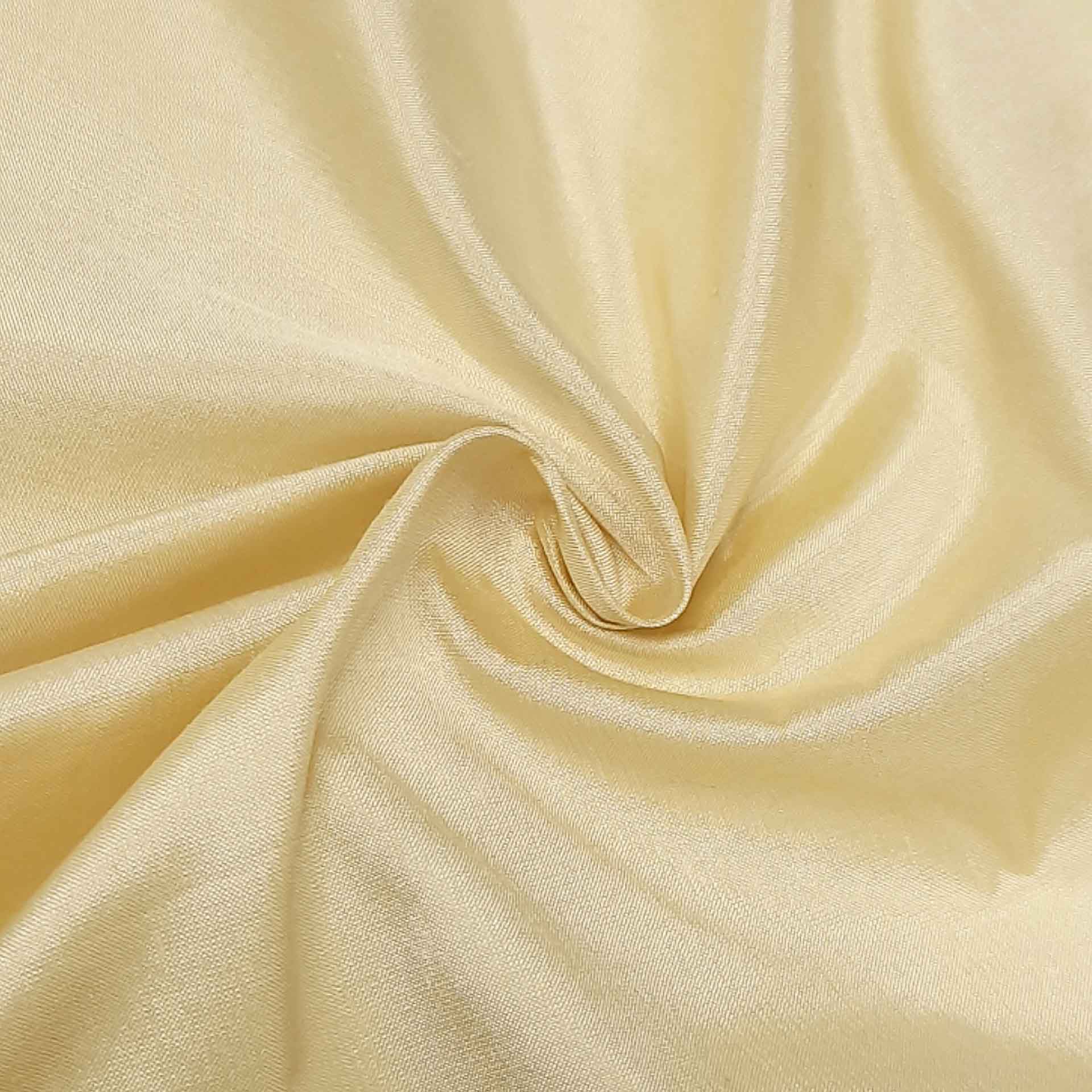 پارچه ابریشم خام رنگ طلایی روشن 