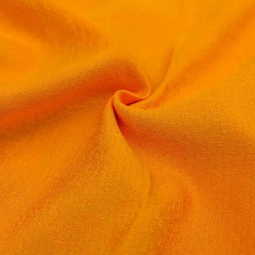 پارچه کتان لمه رنگ پرتقالی 