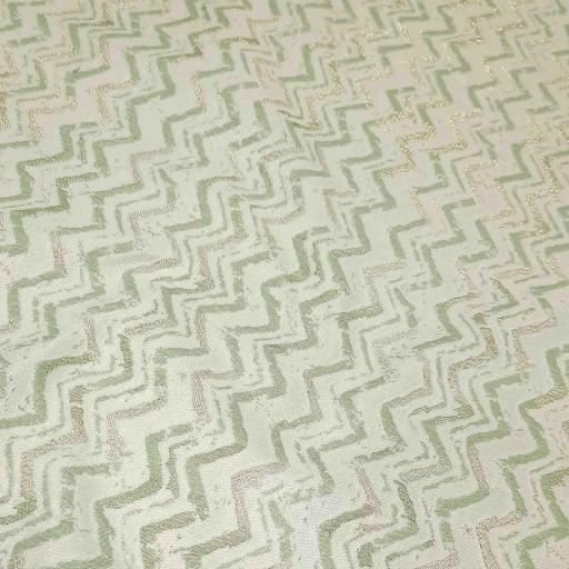 پارچه ژاکارد سیملی اورانوس رنگ سبز کاهویی 