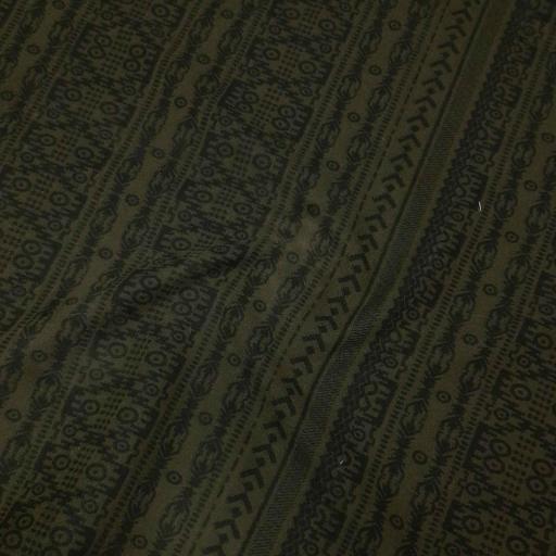 پارچه کشمیر (توییت) رنگ ارتشی مشکی 