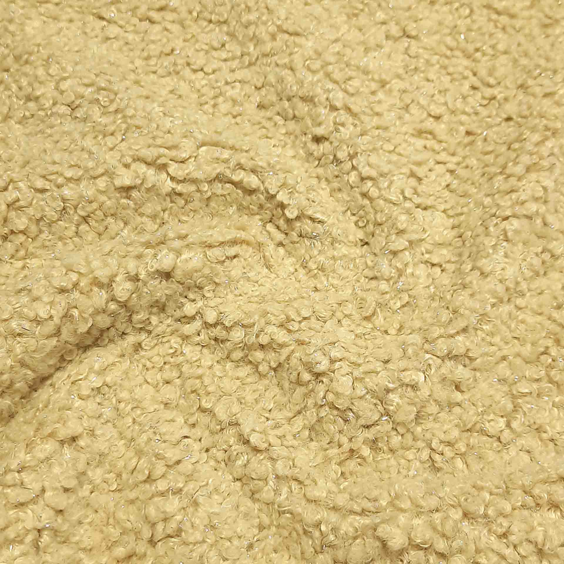 پارچه تدی لمه رنگ نخودی 
