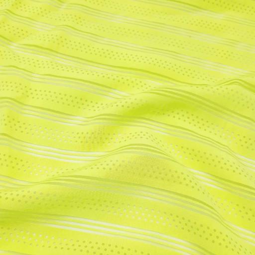 پارچه ژاکارد ارگانزا ترک سواک رنگ فسفری