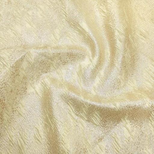 پارچه ژاکارد تافته ترک لیدا رنگ طلایی 