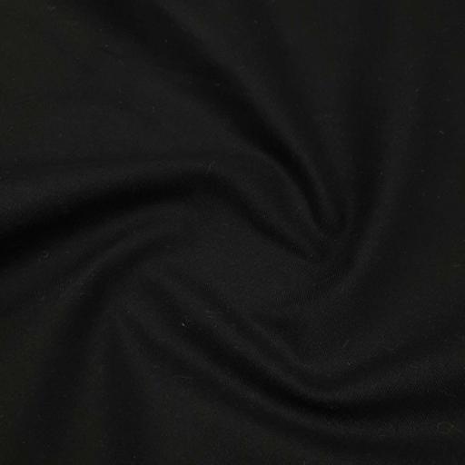 پارچه کتان کجراه رنگ مشکی 