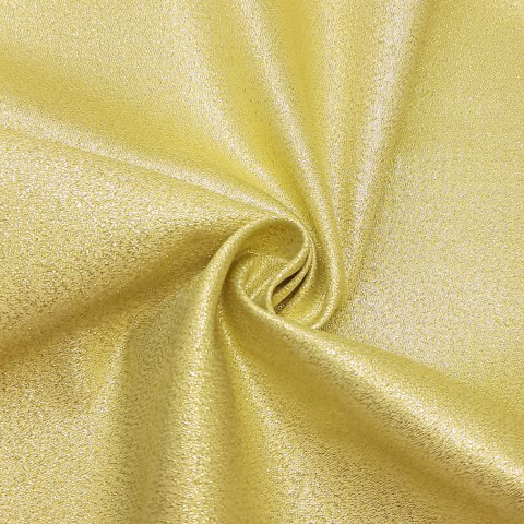 پارچه ژاکارد ساده لمه رنگ طلایی 