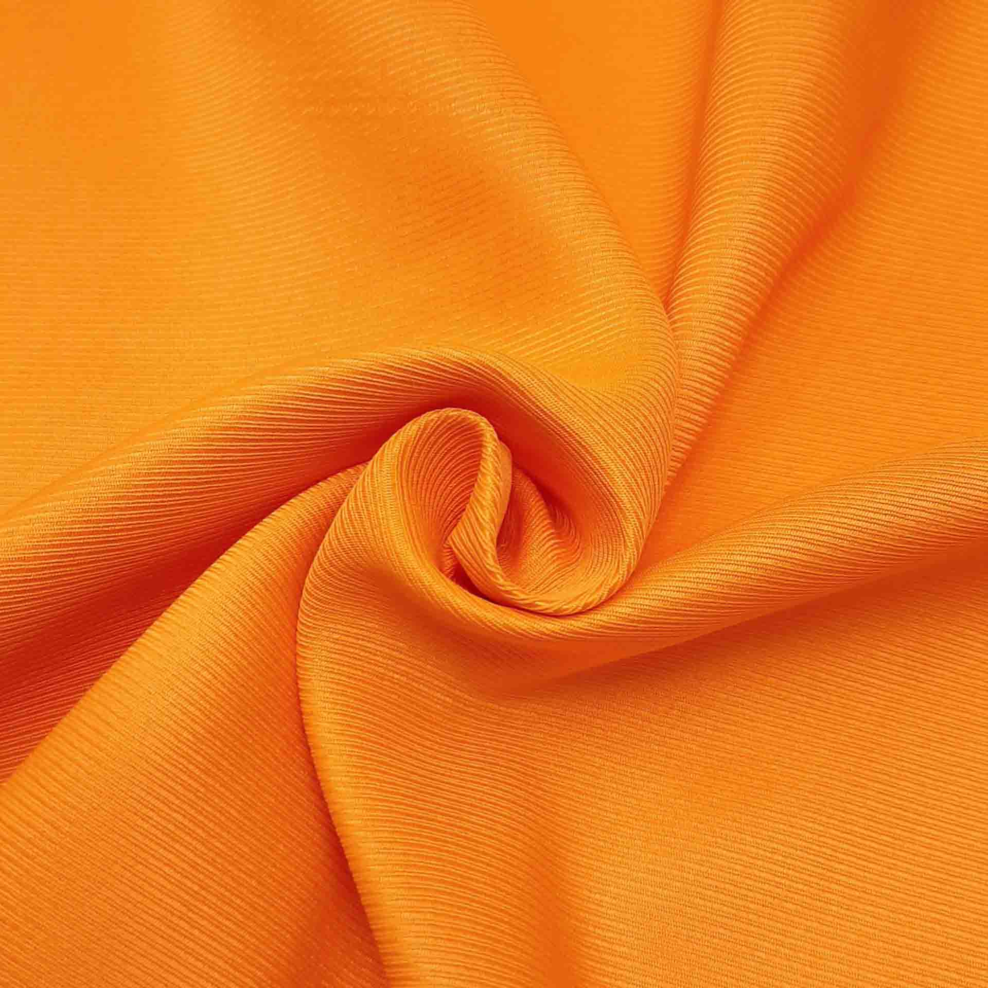 پارچه ژاکارد ساده کجراه رنگ نارنجی 