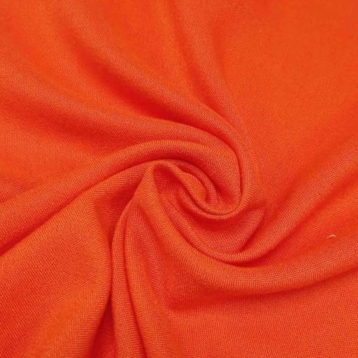پارچه شانتون نخ رنگ نارنجی 