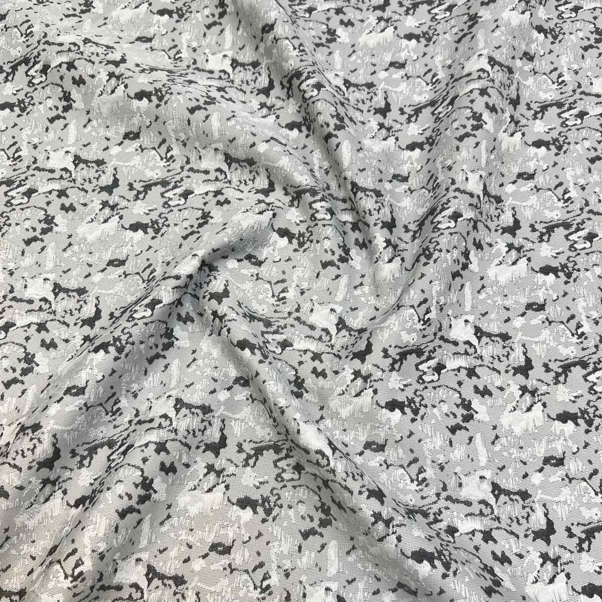 پارچه ژاکارد سیملی پتینه رنگ خاکستری 